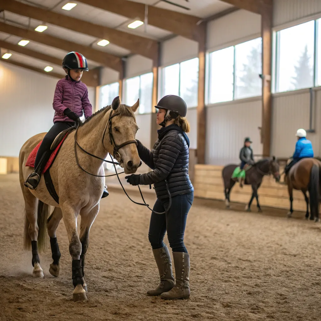 Beginner riding lessons