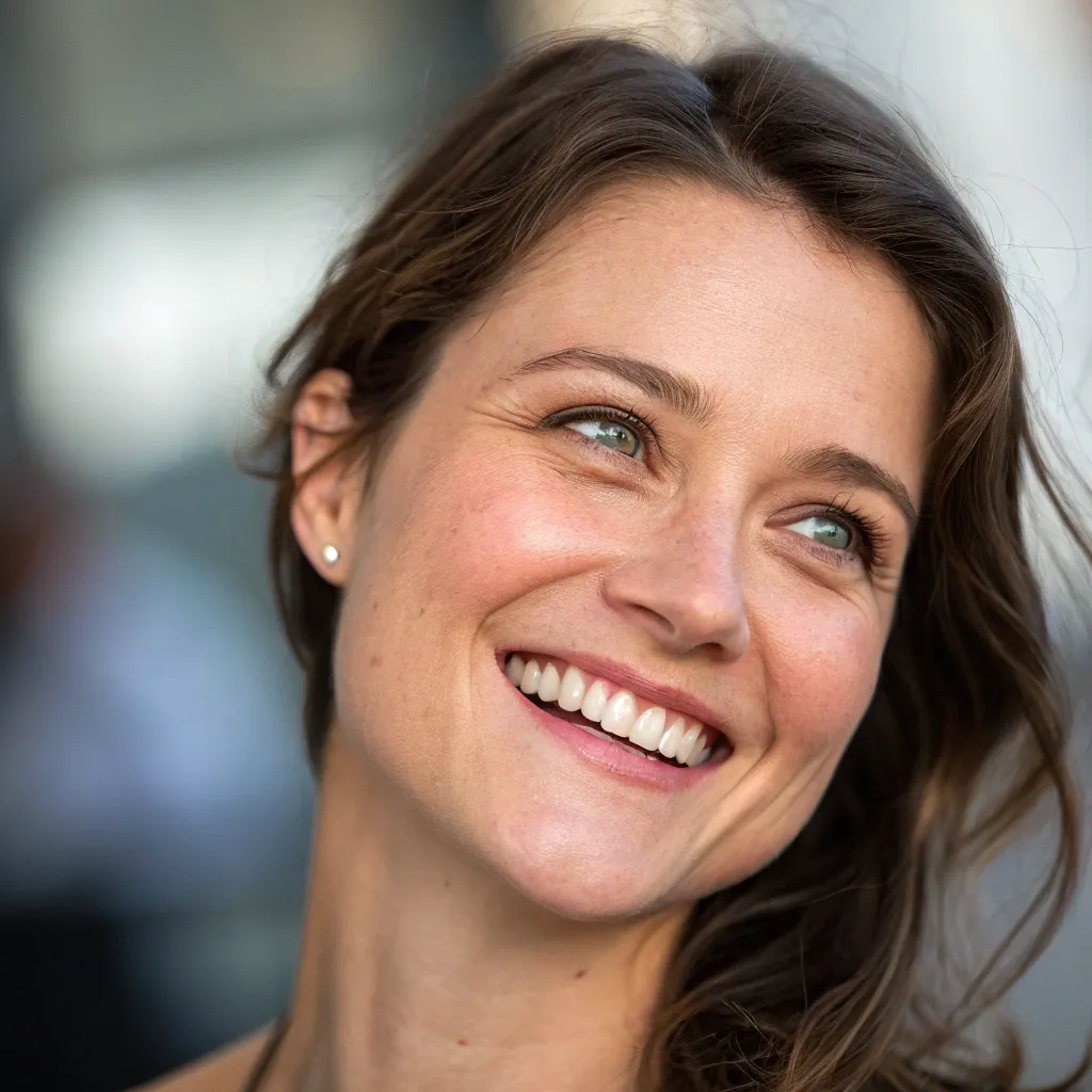 Sarah Jones smiling